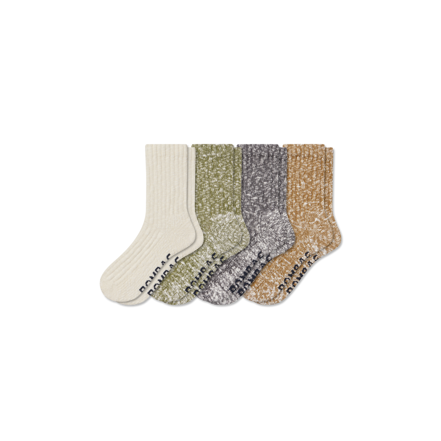 Women's Chunky Ragg Half Calf Sock 4-Pack - Daily Step