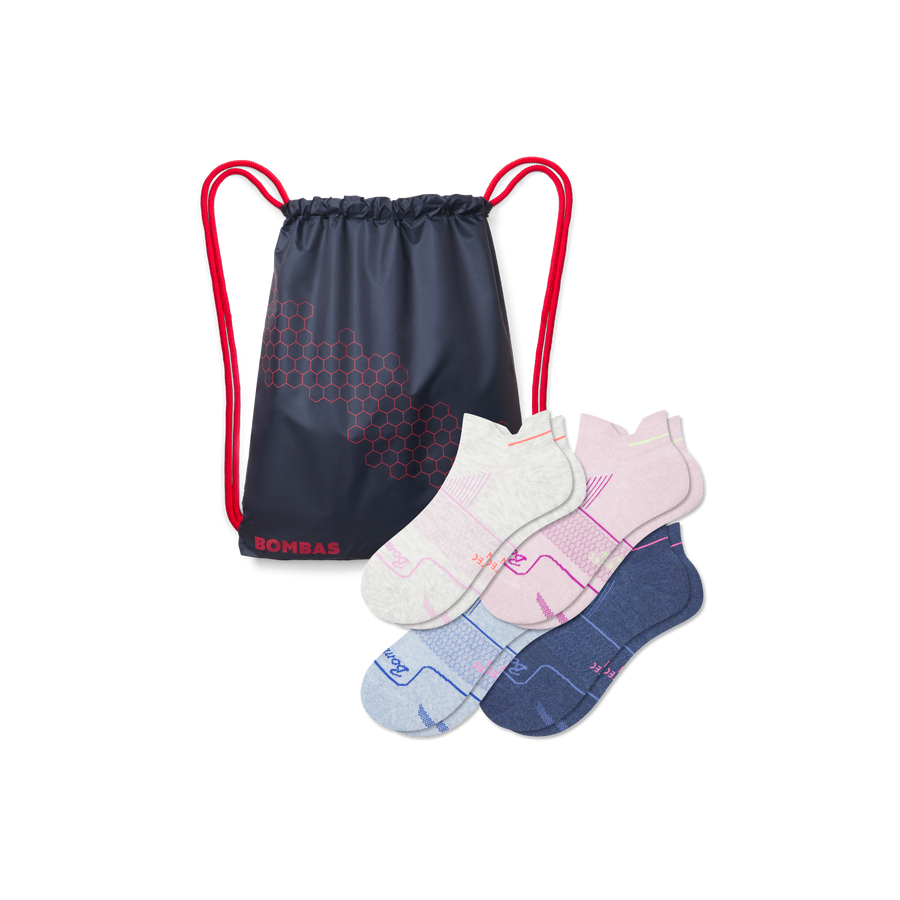 Women's Run Ankle Sock 4-Pack Gift Bag - Fresh Step