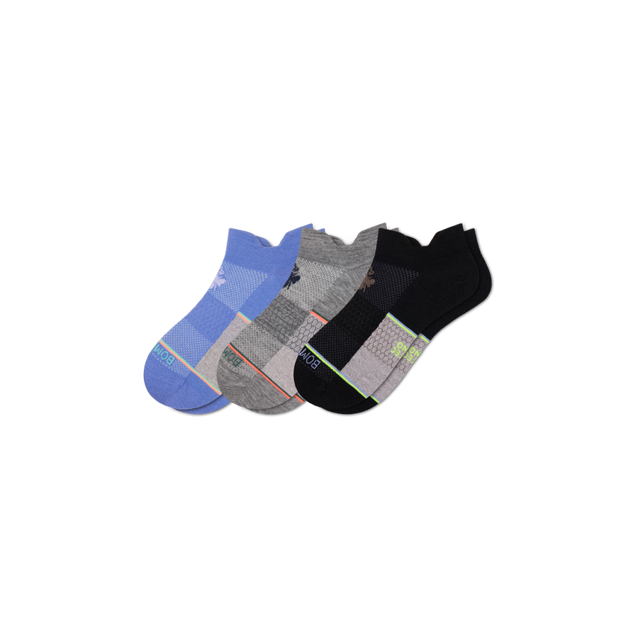 Men's Sport Merino Wool Blend Ankle Sock 3-Pack - Simple Style