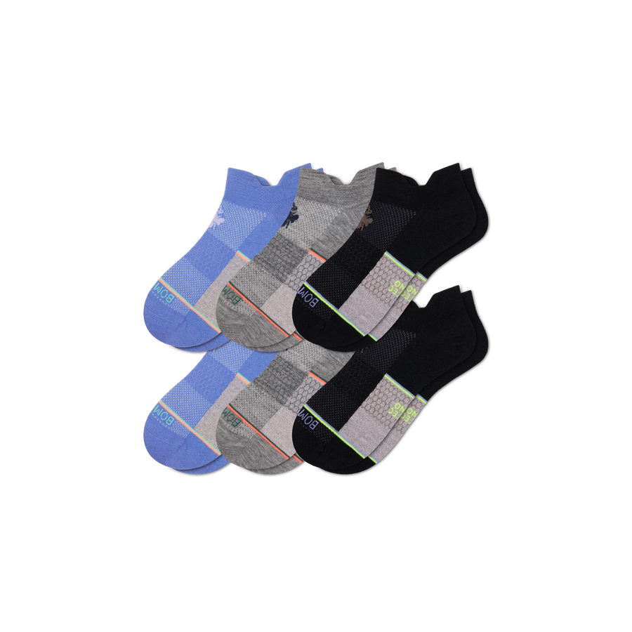 Men's Sport Merino Wool Blend Ankle Sock 6-Pack - Everyday Pair
