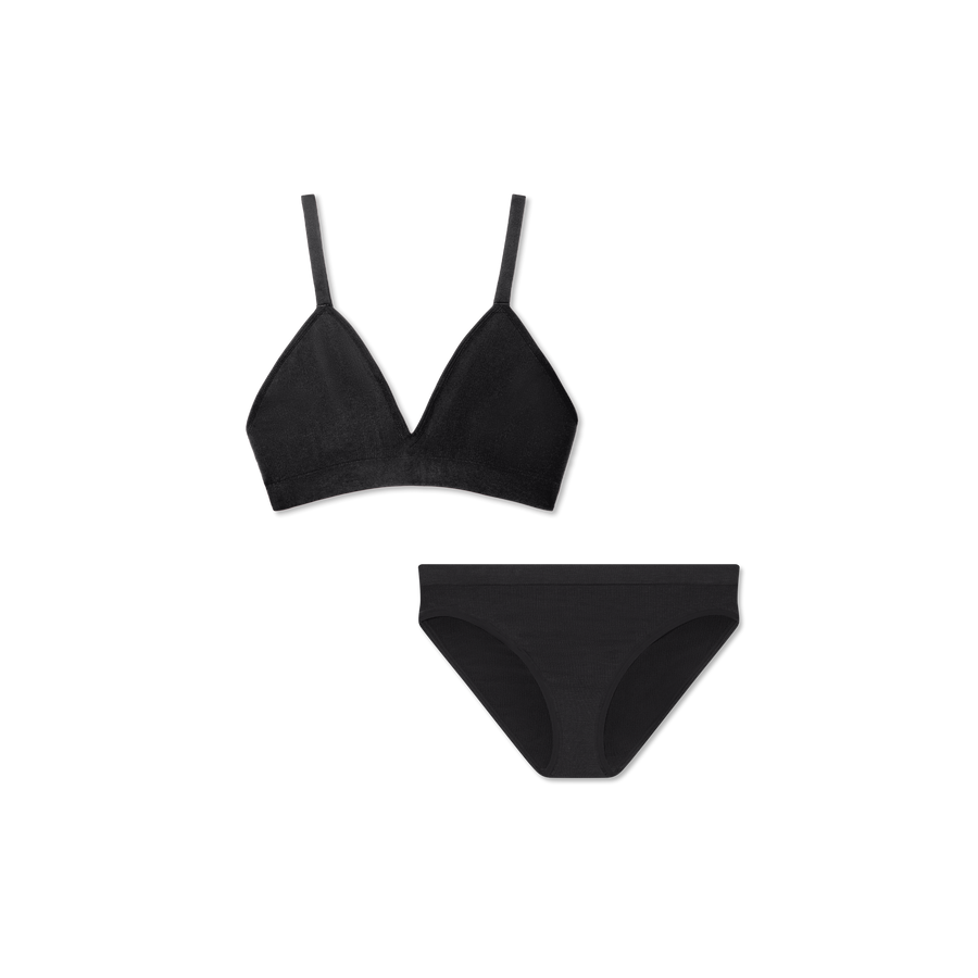 Women's Seamless Triangle Bralette + Bikini Pack - Essential Ready