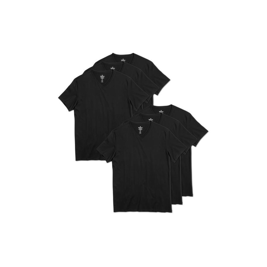Men's Pima Cotton V-Neck T-Shirt 6-Pack - Daily Layer