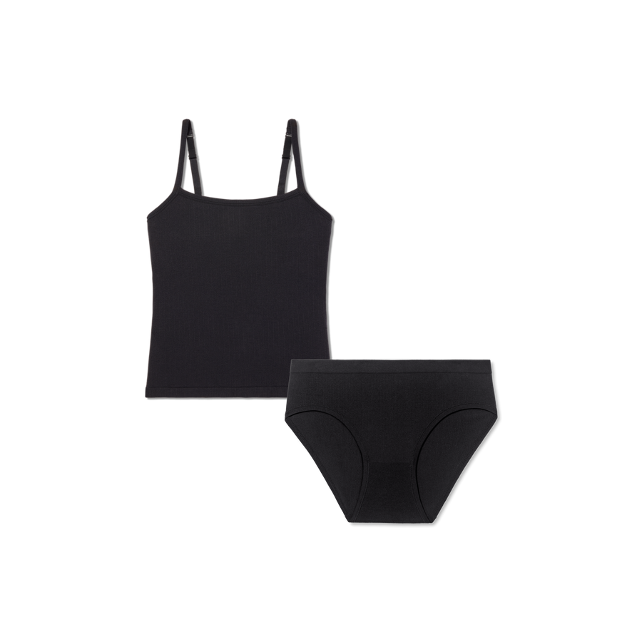Women's Built-In Bra Seamless Cami + Brief Pack - Daily Comfort