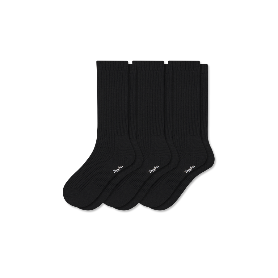 Women's Merino Blend Fine Rib Calf Sock 3-Pack - Easy Choice