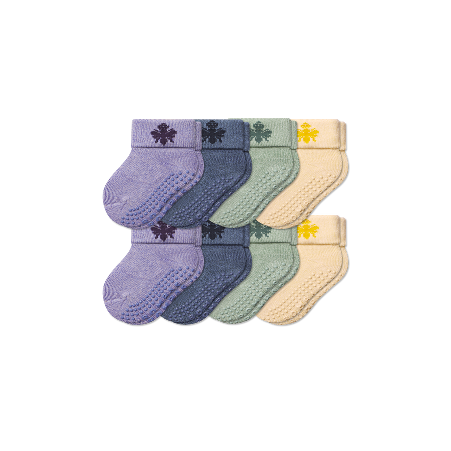 Baby Gripper Sock 8-Pack (6-12 Months) - Premium Pick