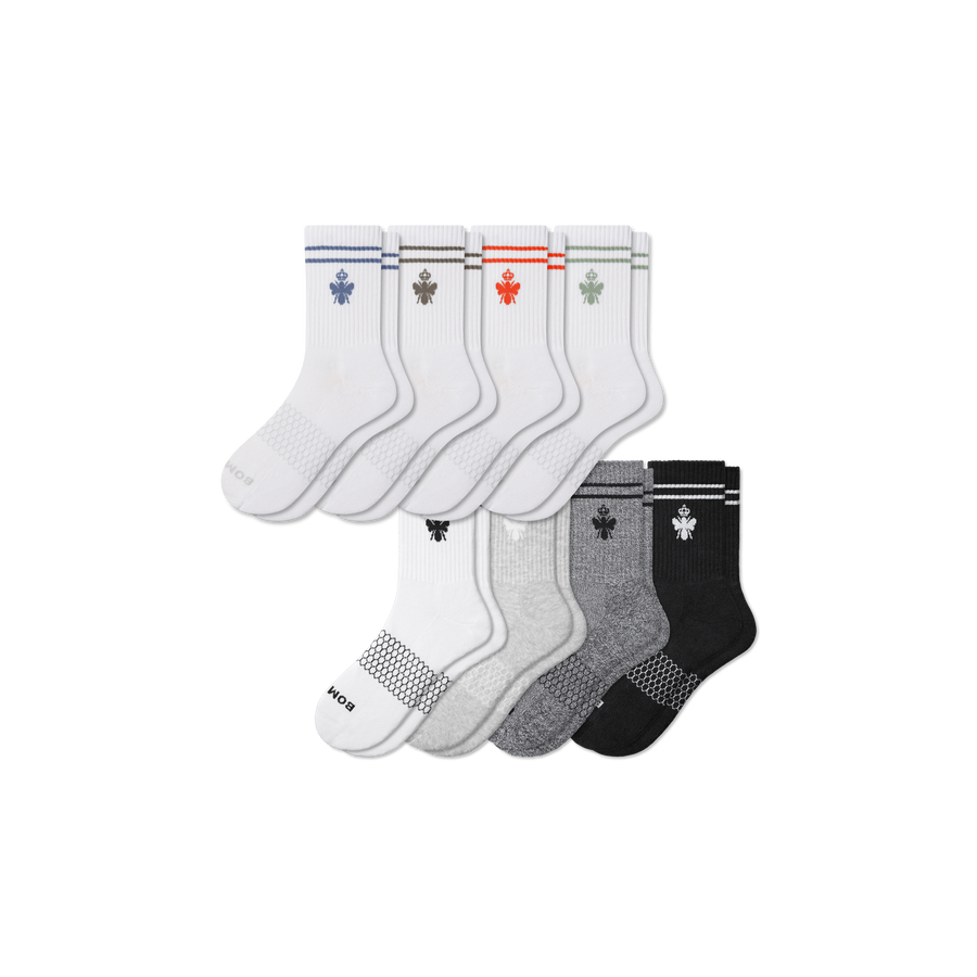 Men's Half Calf Sock 8-Pack - Essential Ready