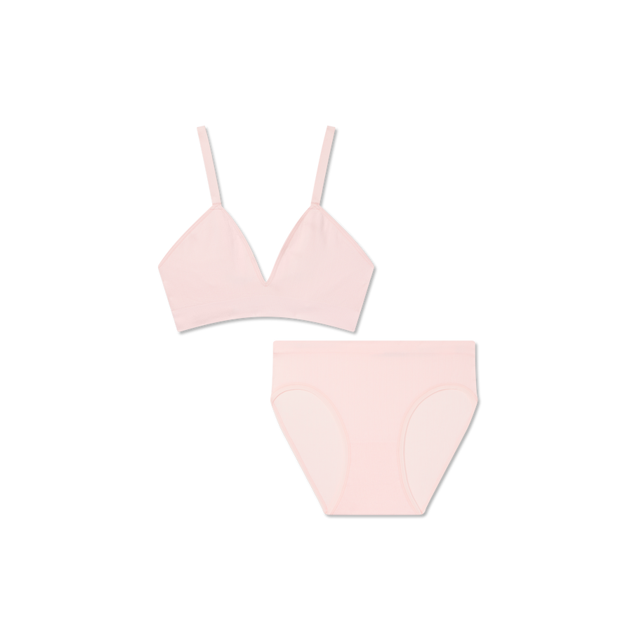 Women's Seamless Triangle Bralette + Brief Pack - Premium Pick