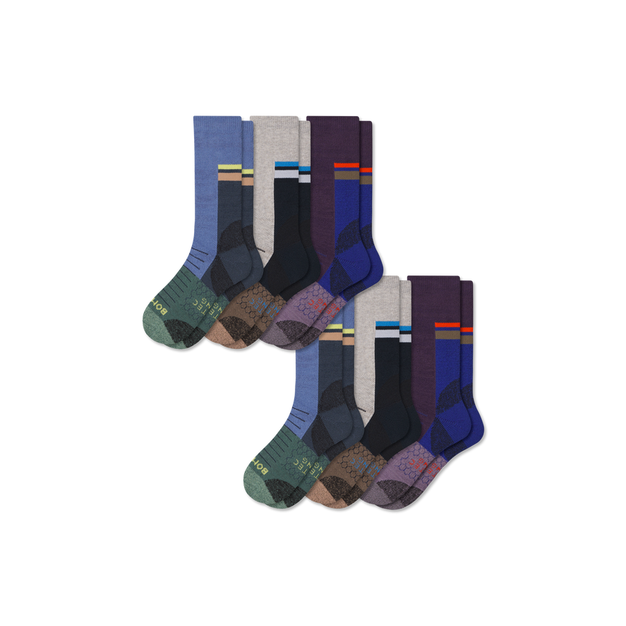 Women's Hiking Calf Sock 6-Pack - Ready Pair