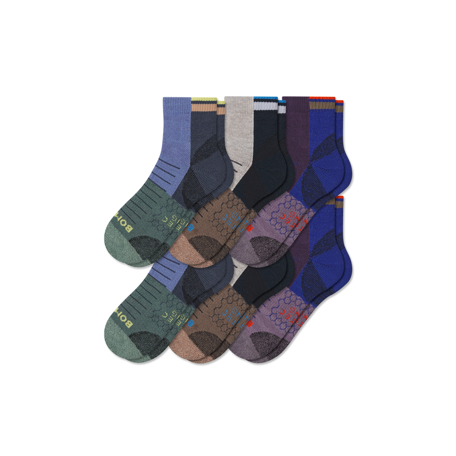 Women's Hiking Quarter Sock 6-Pack - Easy Pair