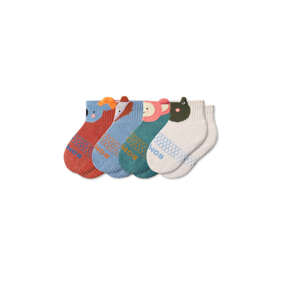 Toddler Forest Friends Calf Sock 4-Pack - Fresh Choice