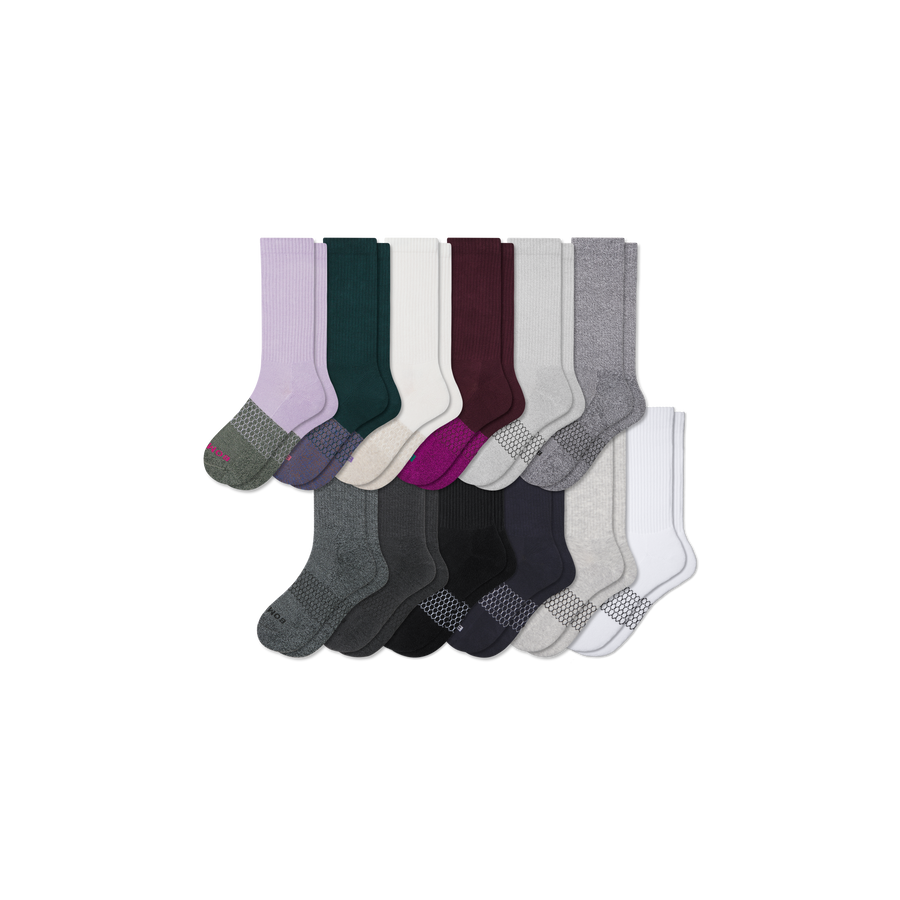 Women's Marl Calf Sock 12-Pack - Easy Choice