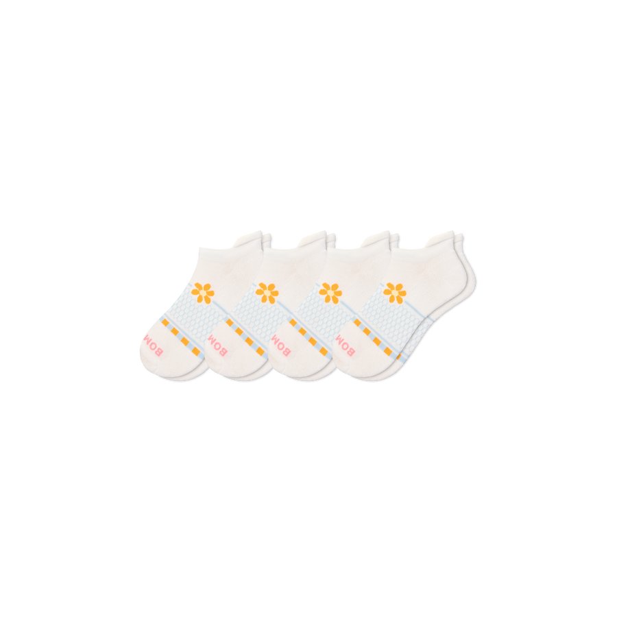 Women's Beach Day Ankle Sock 4-Pack - Simple Style