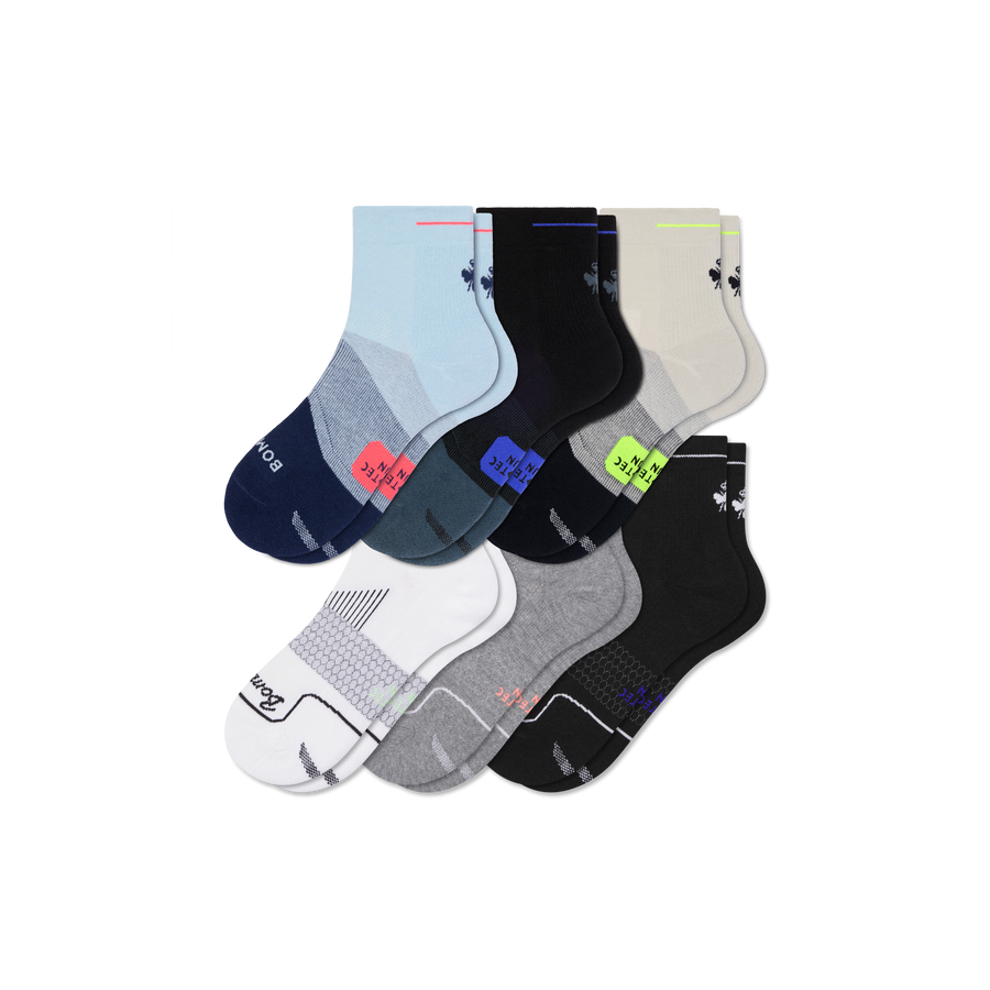 Men's Run Quarter Sock 6-Pack - Fresh Step