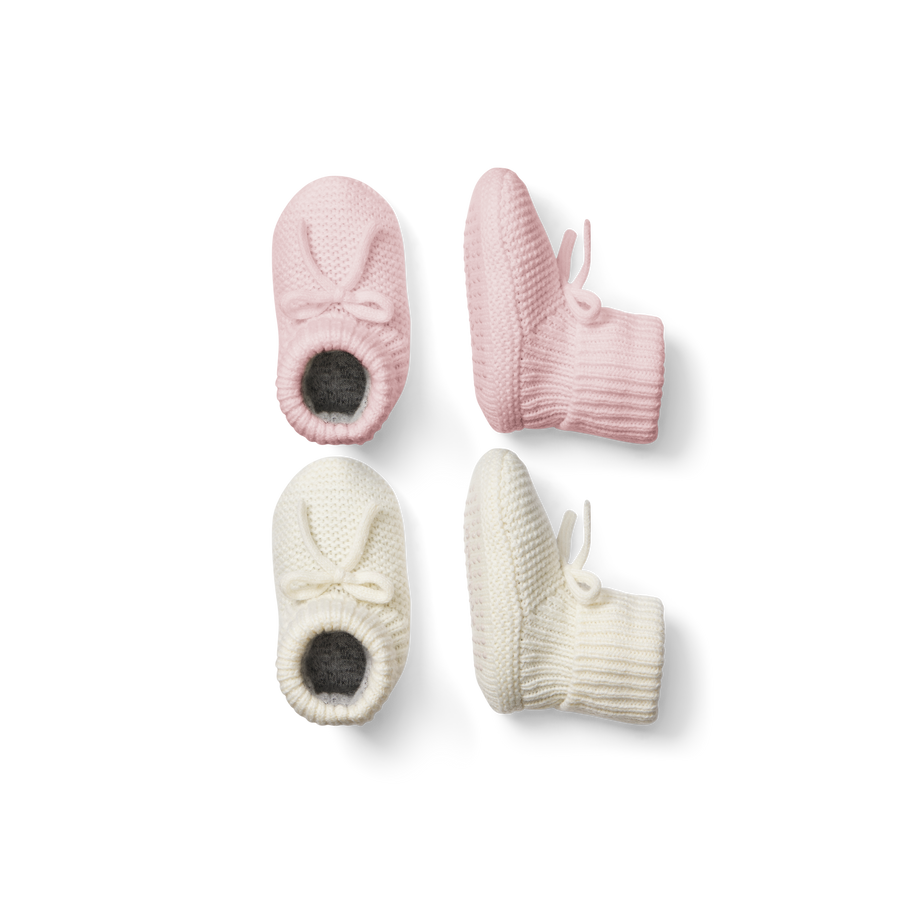 Baby Bow Gripper Slipper 2-Pack - Modern Touch