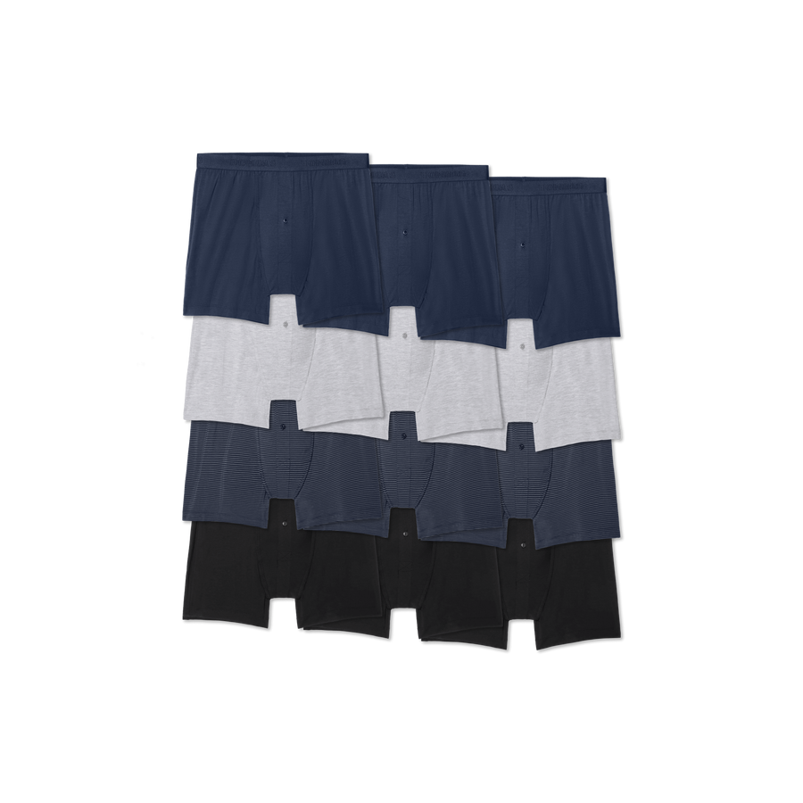 Men's Cotton Modal Blend Boxer 12-Pack - Essential Ready