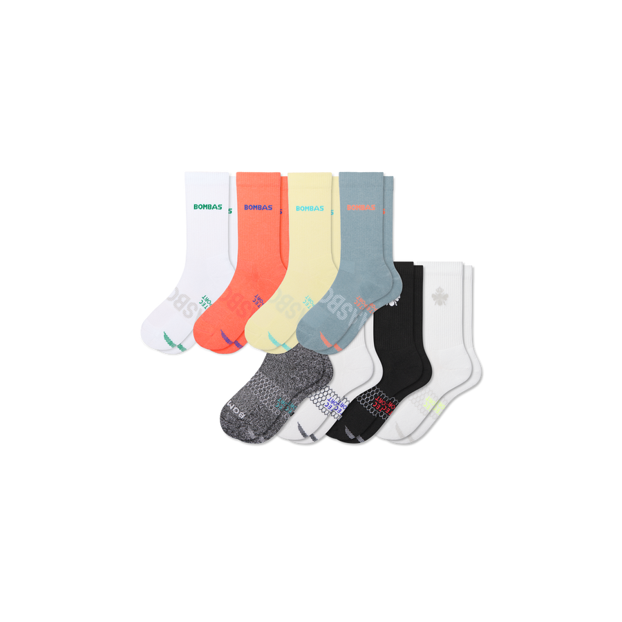 Youth All Sport Calf Sock 8-Pack - Ready Pick