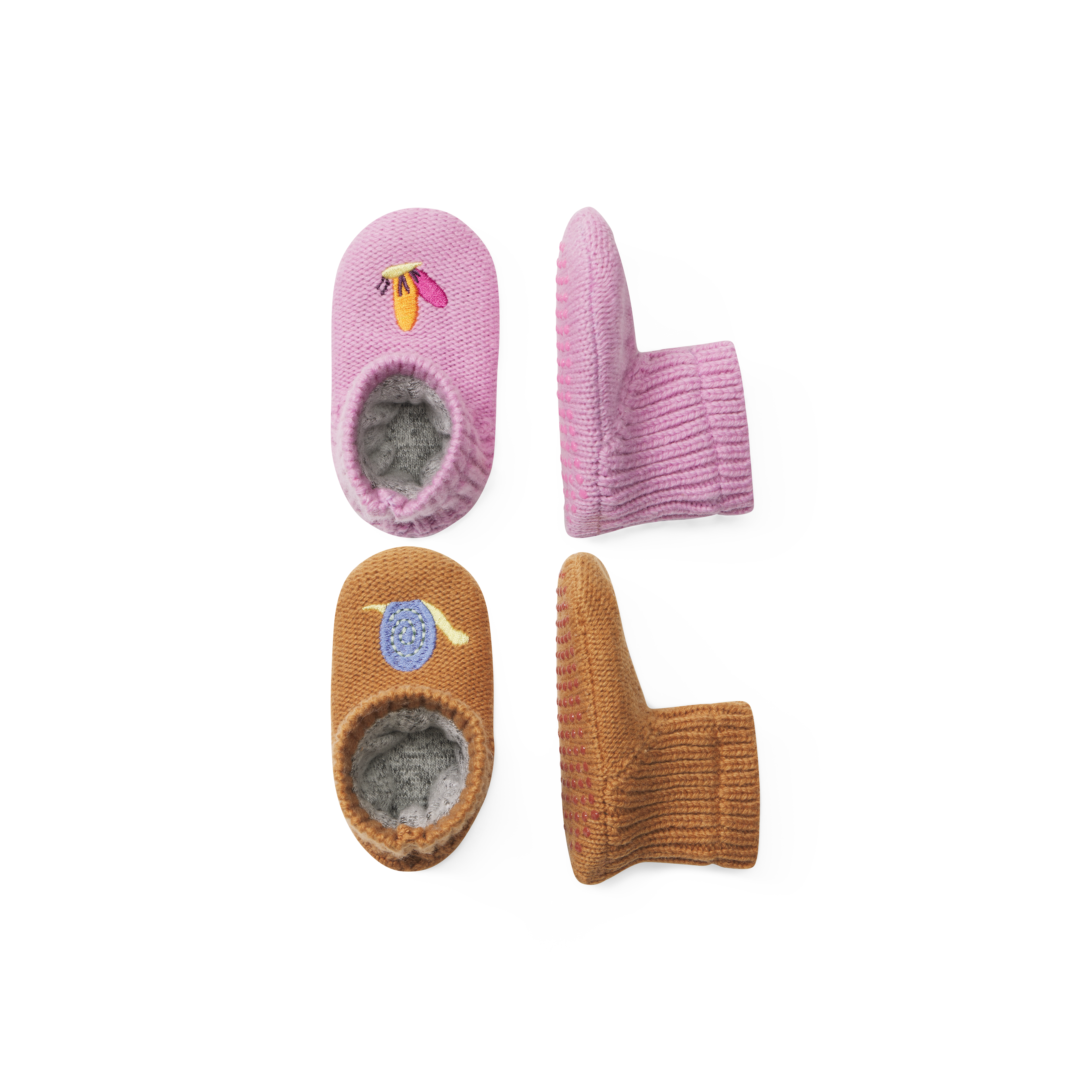 Baby Gripper Slipper 2-Pack - Desert & Wildflower L