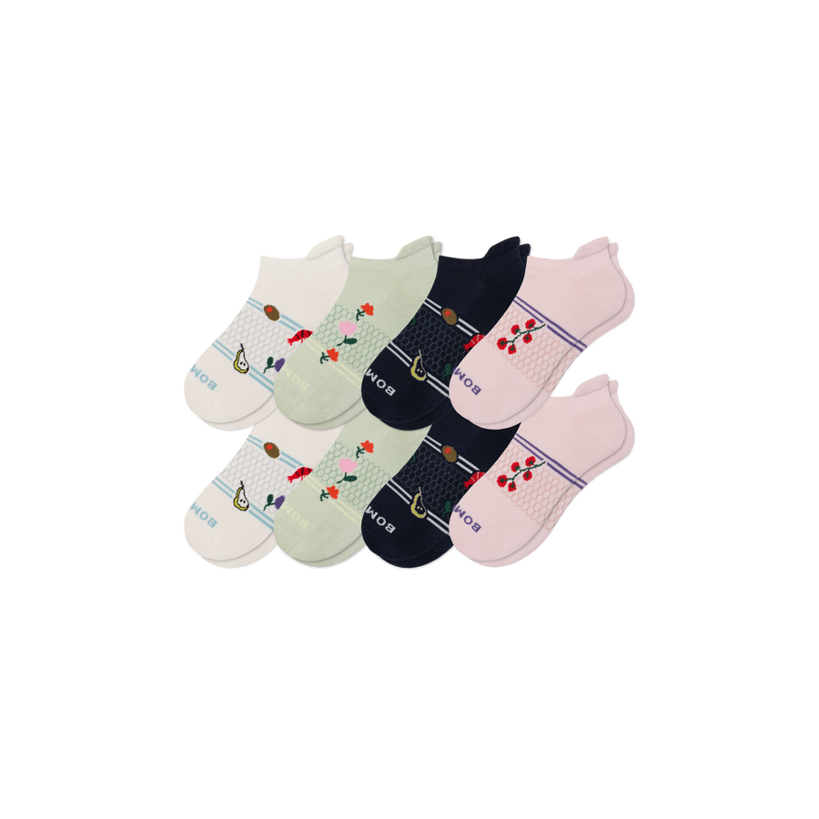 Women's Dinner Party Ankle Sock 8-Pack - Daily Cushion