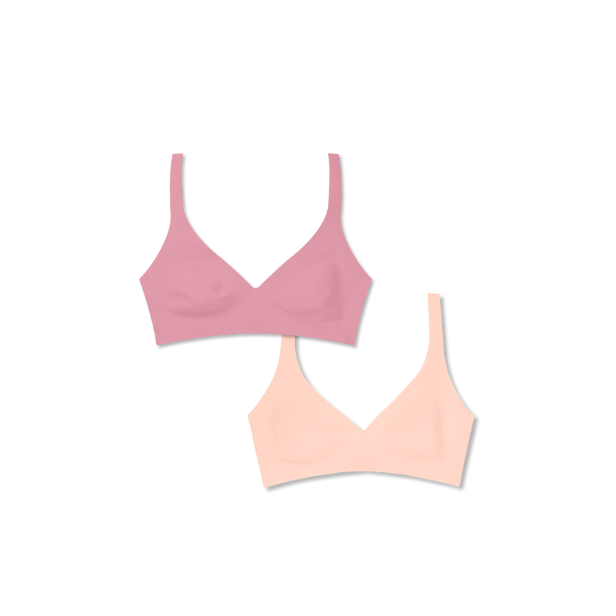 Women’s No Show Plunge 2-Pack - Simple Style