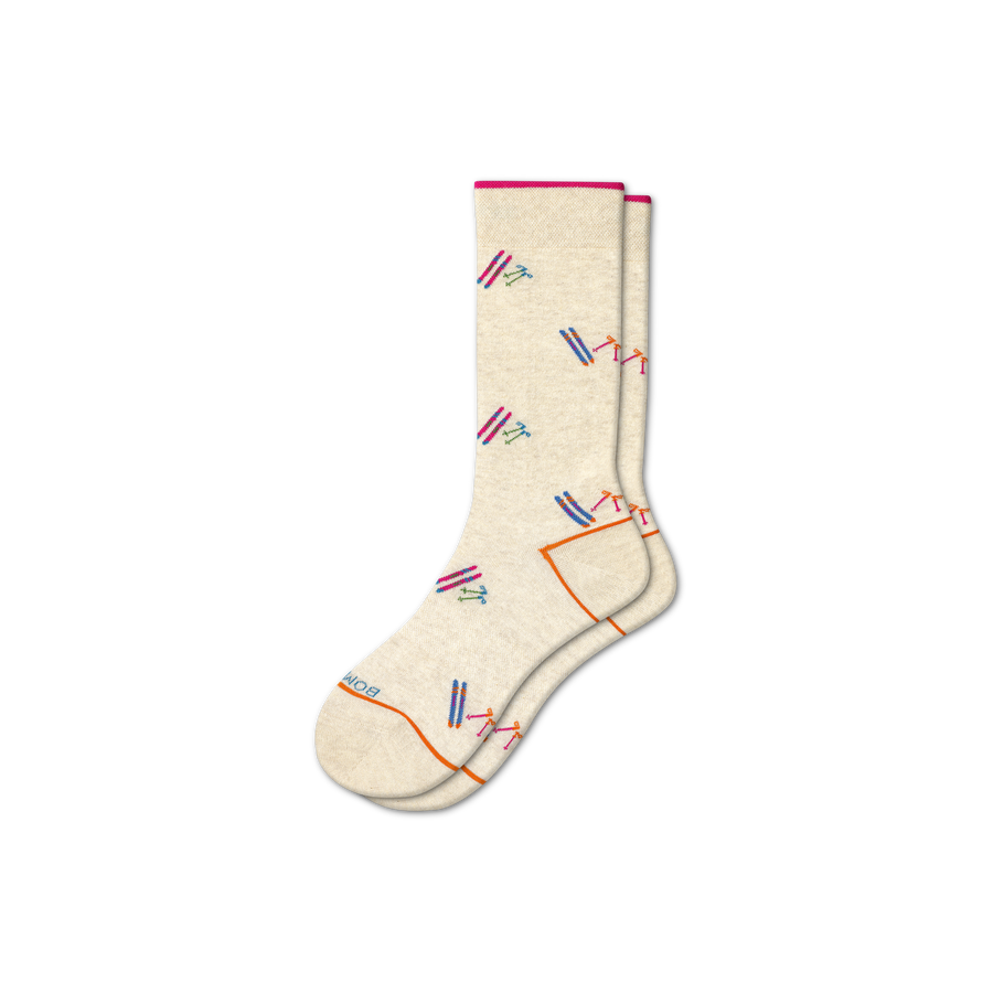 Women's Lightweight Chalet Calf Socks - Simple Style