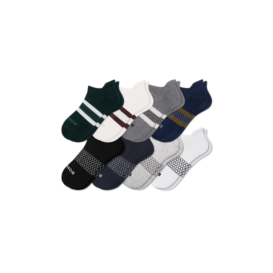 Men's Solids Ankle Sock 8-Pack - Everyday Pair