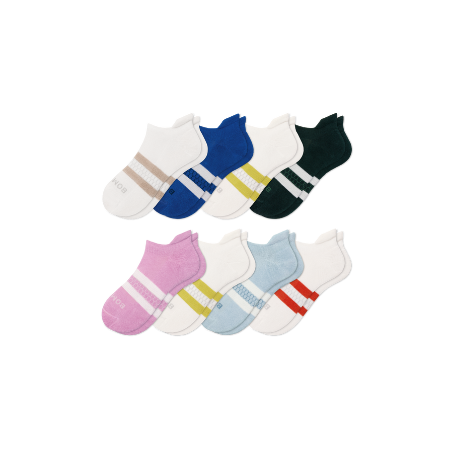 Youth Ankle Sock 8-Pack - Clean Finish