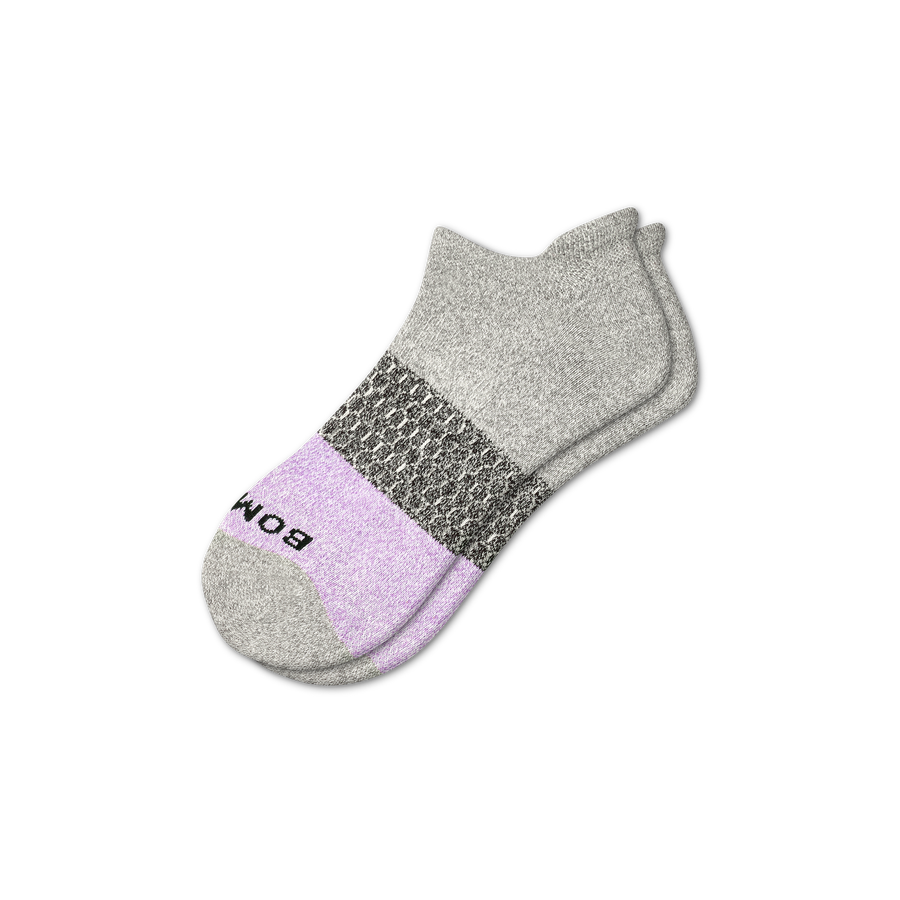 Women's Tri-Block Ankle Sock - Clean Finish
