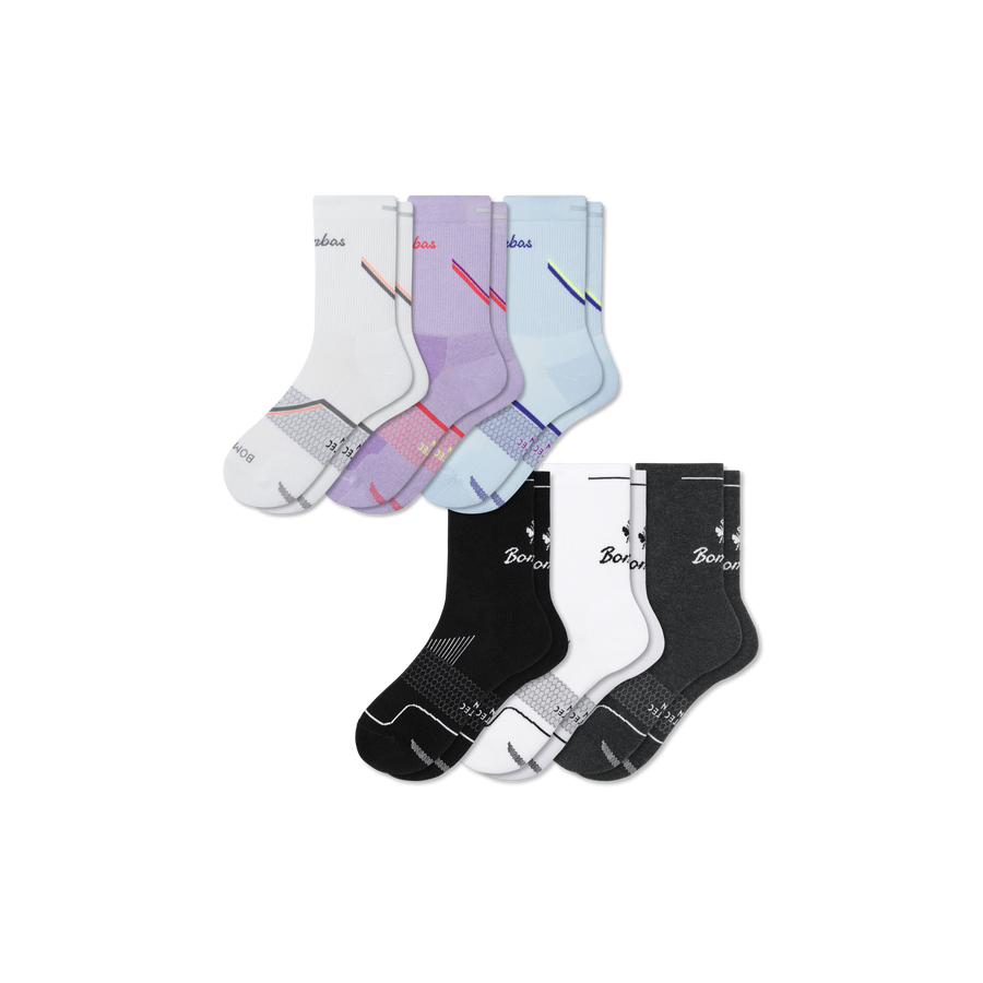 Women's Run Half Calf Sock 6-Pack - Ready Pick