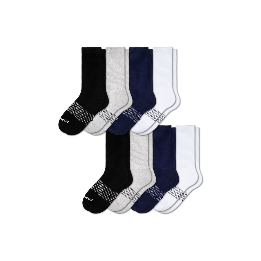 Women's Solids Calf Sock 8-Pack - Premium Pick