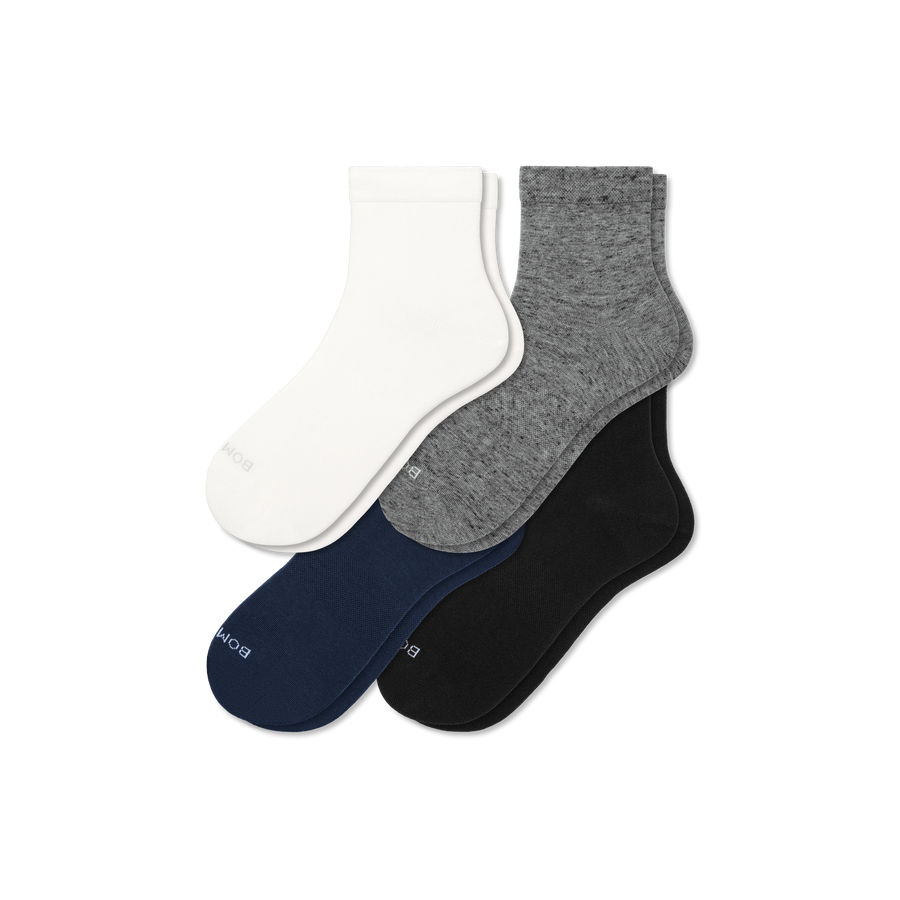 Women's Quarter Sock 4-Pack - Daily Cushion