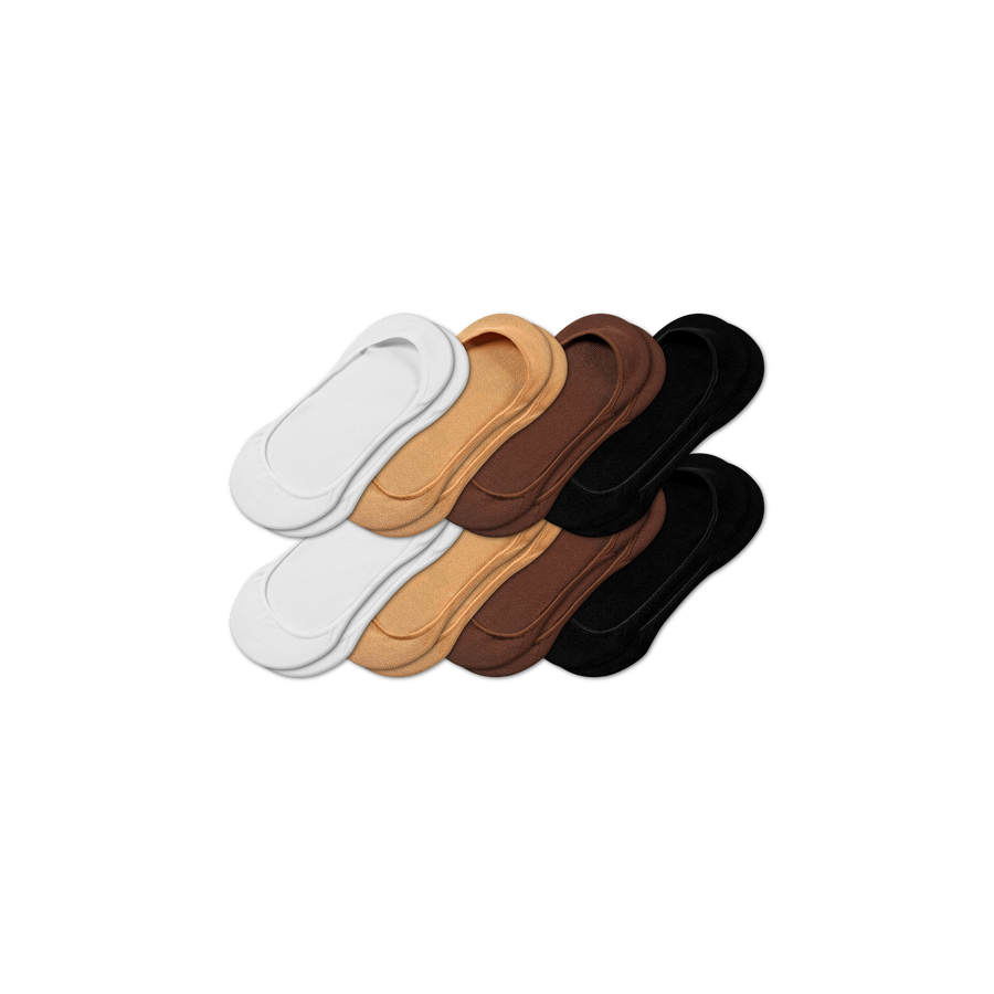 Women's Low-Cut No Show Sock 8-Pack - Clean Finish