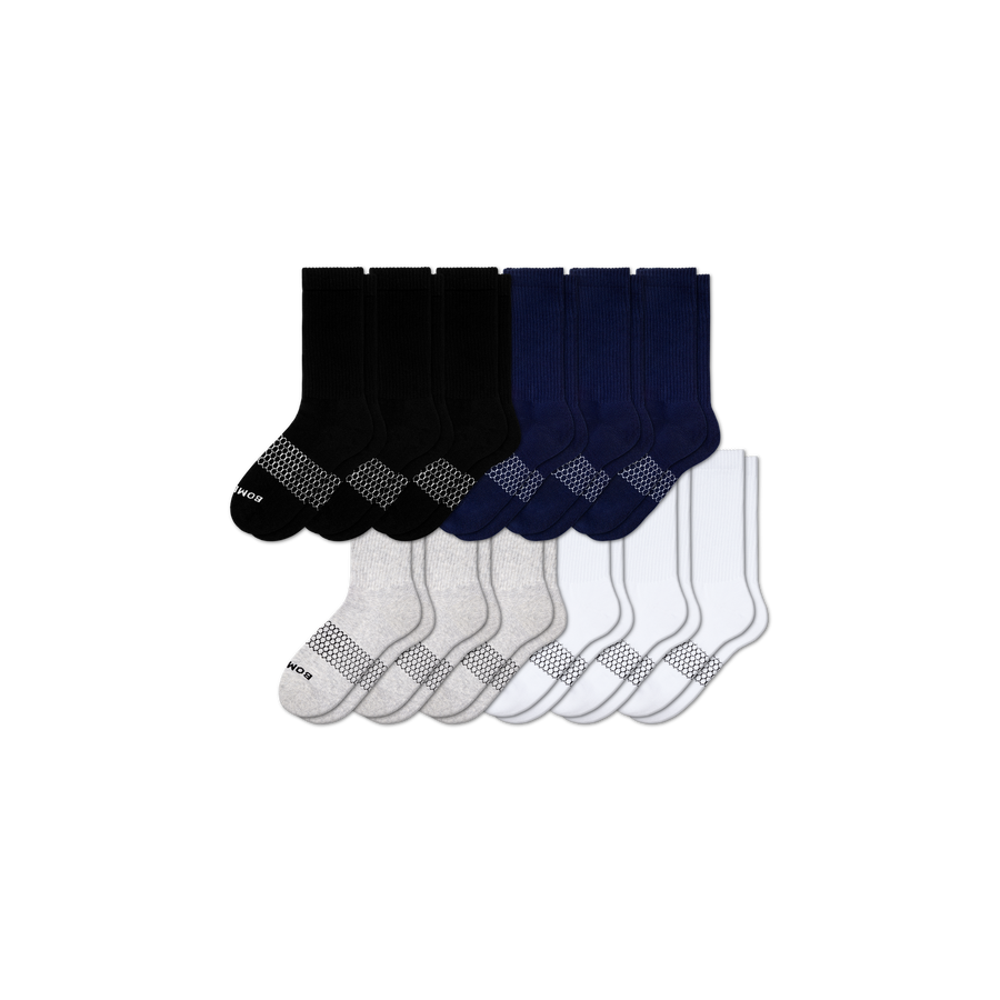 Men's Solids Calf Sock 12-Pack - Fresh Choice