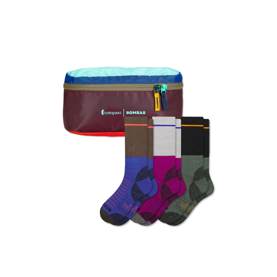Men's Hiking Calf Sock 3-Pack & Cotopaxi Fanny Pack - Easy Pair