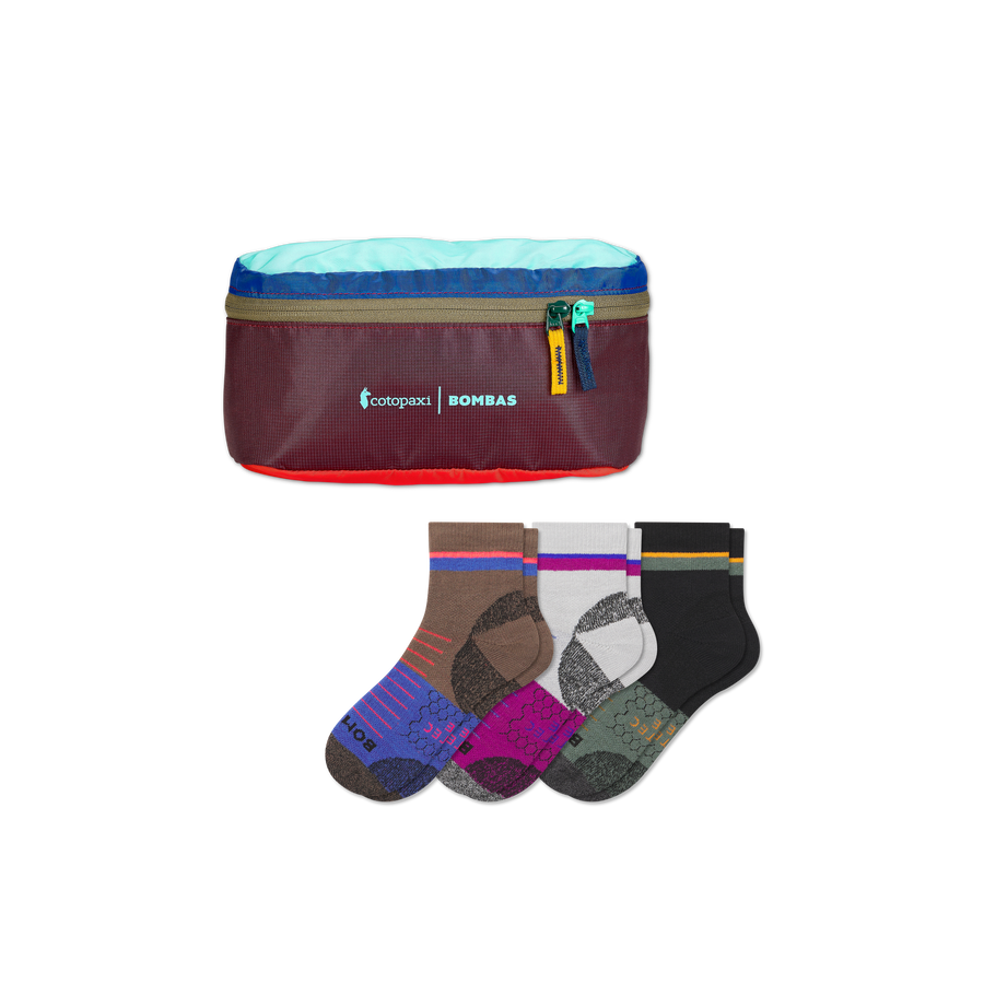 Men's Hiking Quarter Sock 3-Pack & Cotopaxi Fanny Pack - Premium Pick