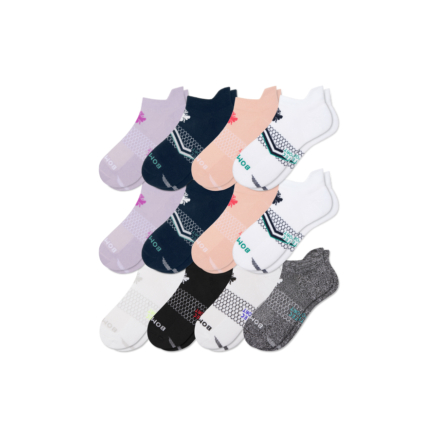 Women's All Sport Ankle Sock 12-Pack - Simple Style