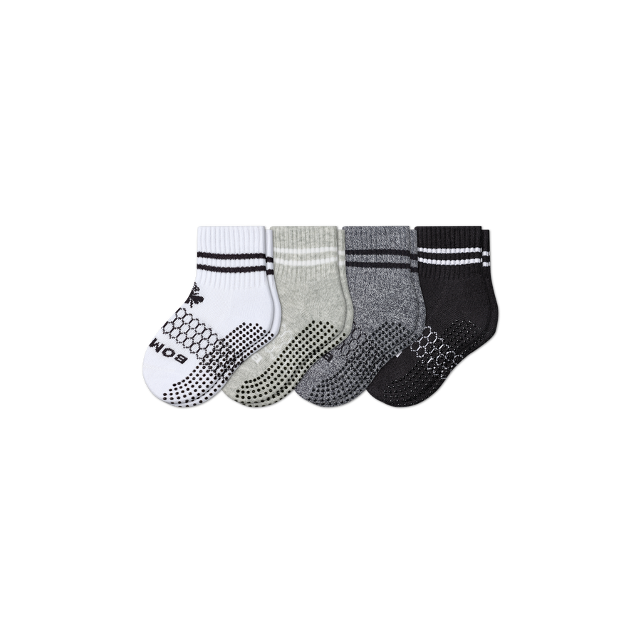 Toddler Gripper Calf Sock 4-Pack - Fresh Step