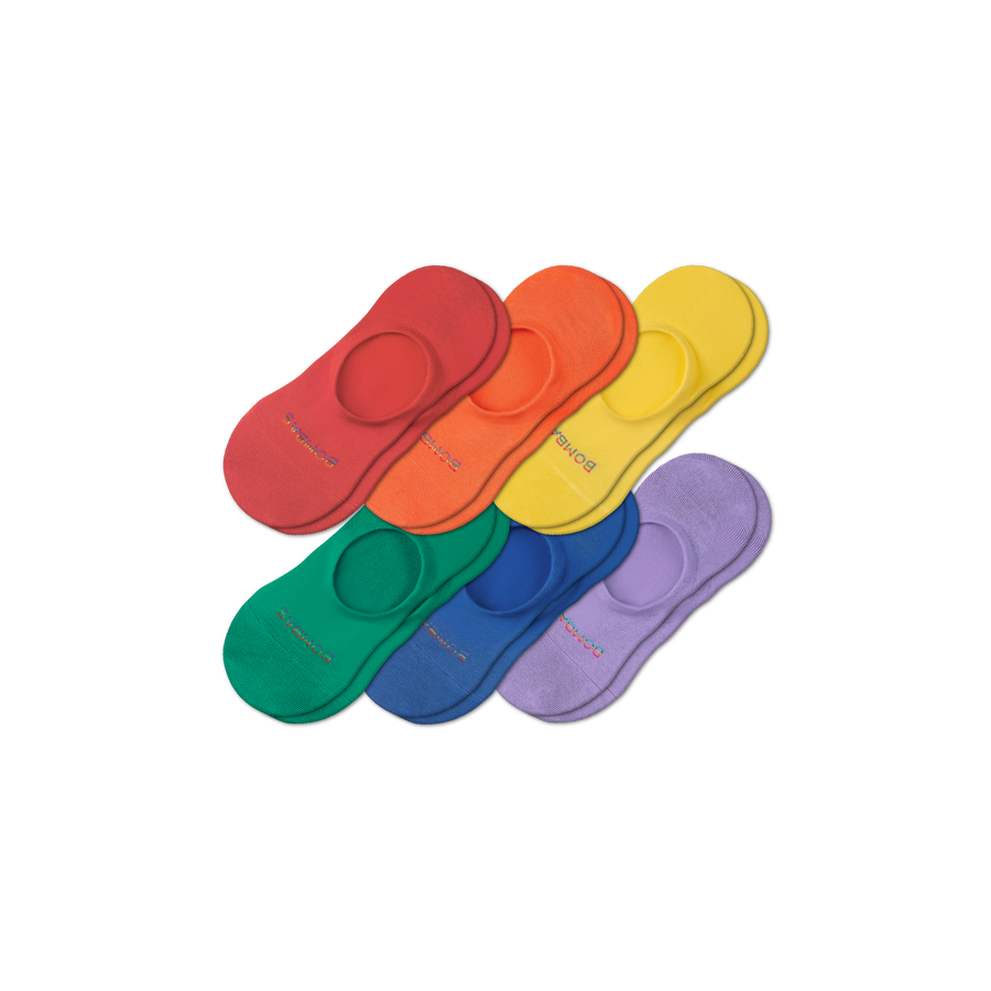 Pride No Show Sock 6-Pack - Travel Pair