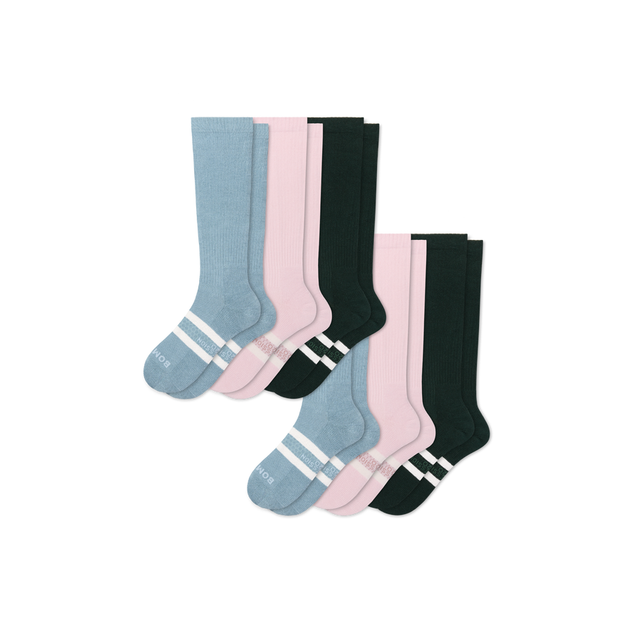 Women's Knee High Sock 6-Pack (15-20mmHg) - Ready Pick