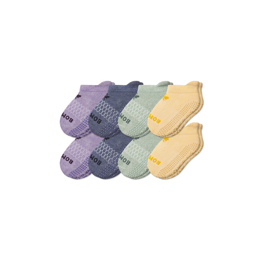 Toddler Gripper Ankle Sock 8-Pack - Everyday Pair