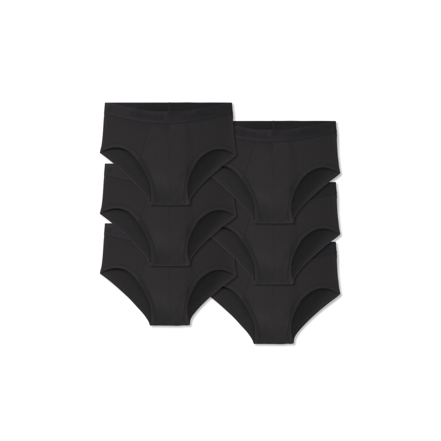Men's Cotton Modal Blend Flyless Brief 6-Pack - Classic Ready
