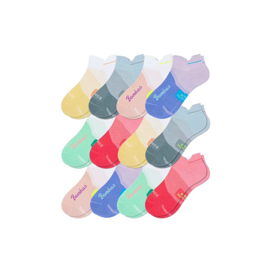 Women's Run Ankle Sock 12-Pack - All Day Fit