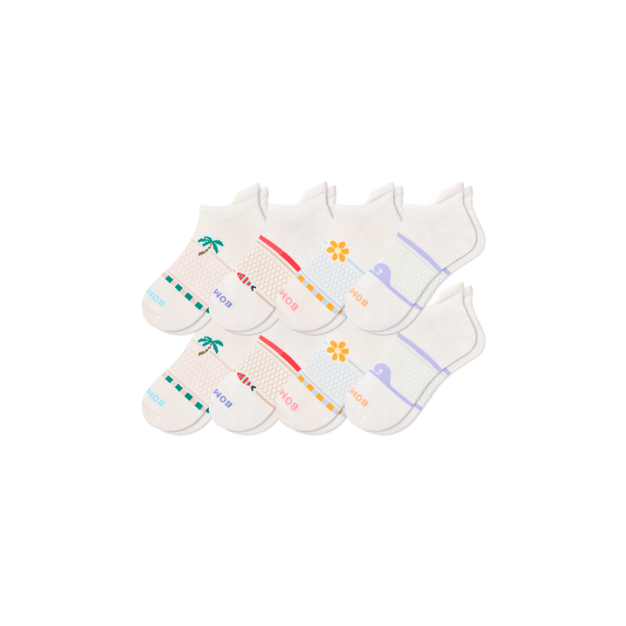 Women's Beach Day Ankle Sock 8-Pack - Everyday Pair